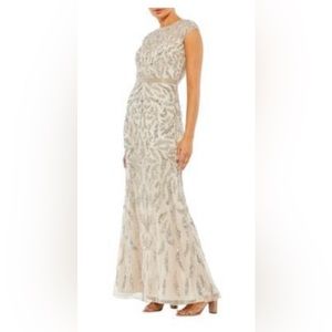 MAC DUGGAL Women's Beaded Evening Gown